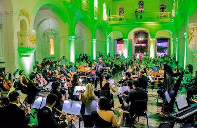 Orquestra Filarmônica de Alagoas apresenta Série Allegro na catedral diocesana de Penedo e concerto didático na Escola Municipal Santa Luzia