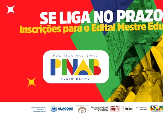 Secretaria de Cultura de Penedo abre inscrição para edital que distribui R$ 235 mil em premiação