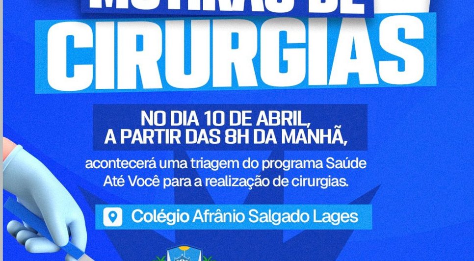 mutirão de cirurgias 