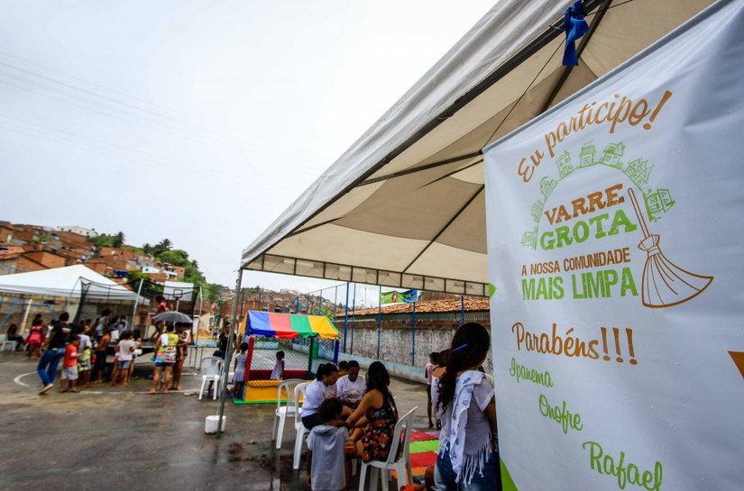 Ação comemora dois anos de implantação do Varre Grota