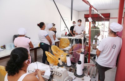Prefeitura realiza compra de máscaras na Cooperativa de Costureiras de Marechal Deodoro