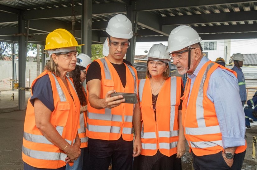 JHC visita obras de Complexo Educacional e de nova creche Gigantinhos em Maceió