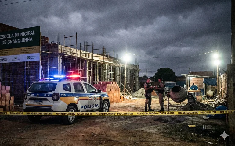 Tragédia em Branquinha: briga entre operários termina em morte; polícia acha 28 armas na casa do assassino