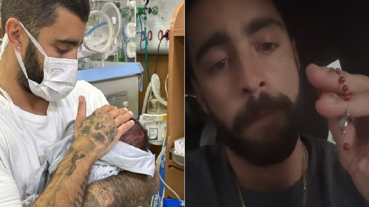 Pedro Scooby atualiza estado de saúde da filha Aurora após 3ª cirurgia