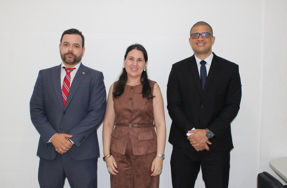 Defensores Públicos do Núcleo, Guilherme Cavalcanti, Augusta Bezerra e Orlando Sampaio