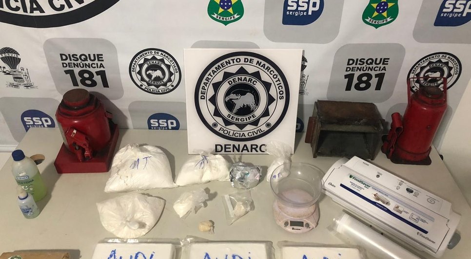 Denarc desativa ponto de droga / Foto: SSP/SE