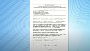WhatsApp Image 2021-09-27 at 15.30.38.jpeg / Foto: Foto: reprodução do documento com a decisão