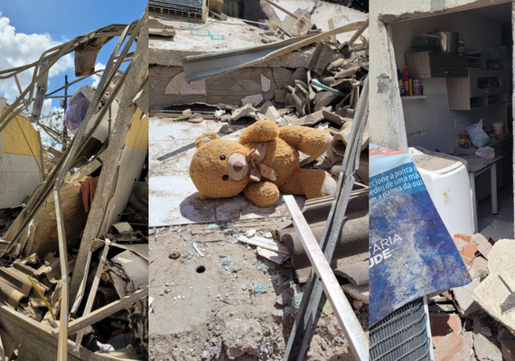 Sobreviventes relatam momentos de pânico e correria após desabamento de prédio em Maceió