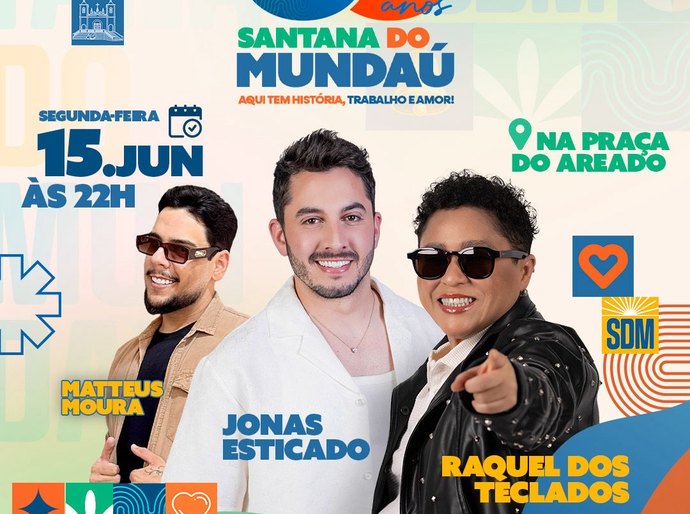 Prefeitura de Santana do Mundaú anuncia programação em comemoração aos 66 anos de emancipação política