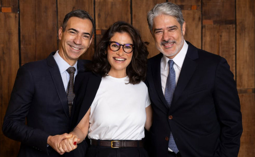 Ticiane Pinheiro celebra promoção de César Tralli para a bancada do JN: 'Estarei ao seu lado'