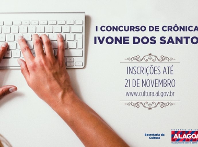 Inscrições do Concurso de Crônicas Ivone dos Santos acabam nesta 2ª