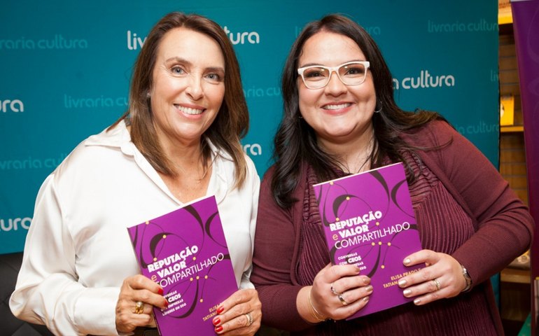 Lançamento de livro Reputação e Valor Compartilhado na Livraria Jaqueira no Paço Alfândega