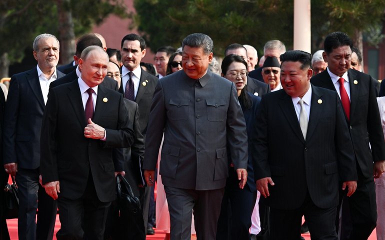 Encontro histórico: jornal avalia presença de Vladimir Putin, Xi Jinping e Kim Jong-Un em Pequim