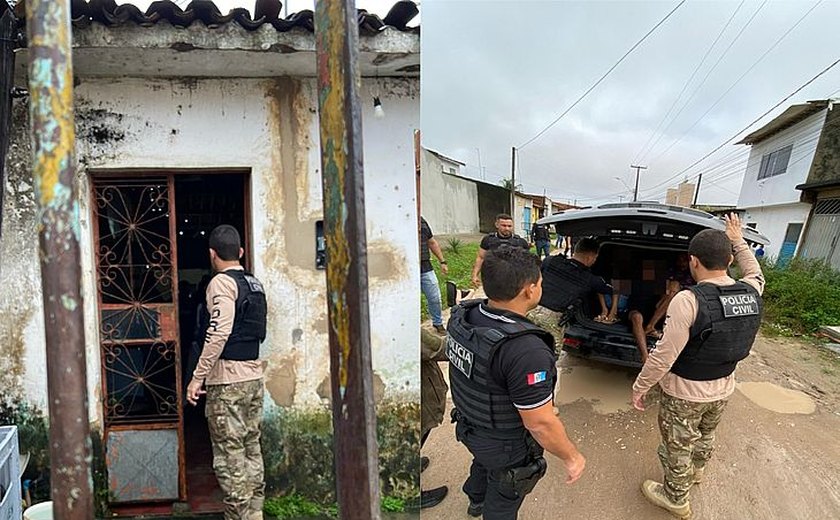 Operação policial em AL prende mais de 20 suspeitos de envolvimento em organizações criminosas