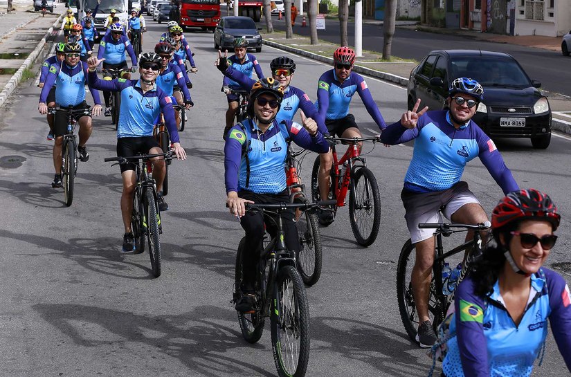Passeio ciclístico do TJAL reúne quase 100 pessoas em Maceió