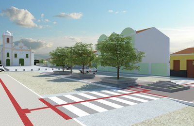 Obras de Requalificação do Largo da Matriz avançam em Marechal Deodoro    