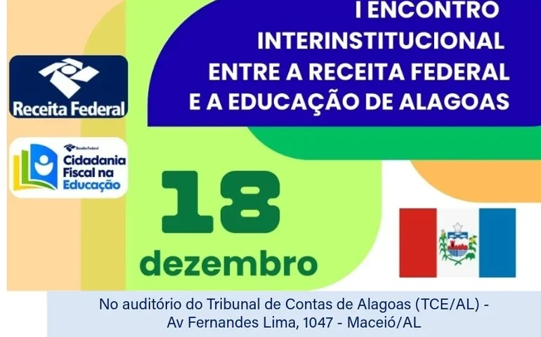 Receita Federal realiza encontro para discutir Cidadania Fiscal na educação básica em Alagoas