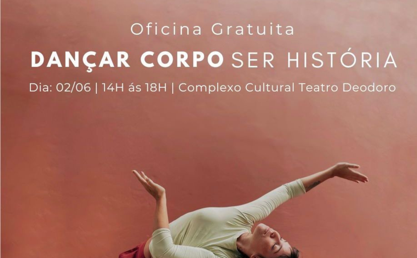 'Dançar Corpo, Ser História' explora a improvisação em dança no Teatro Deodoro.