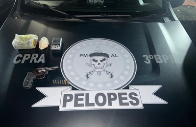 Guarnições da PM apreendem armas e drogas em Arapiraca
