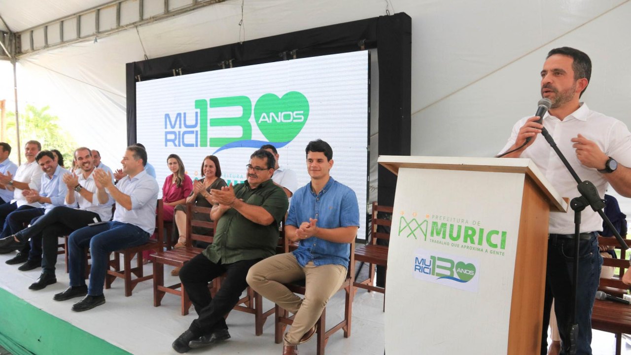 Em murici, governador reafirma o “compromisso em promover melhor qualidade de vida para os alagoanos”