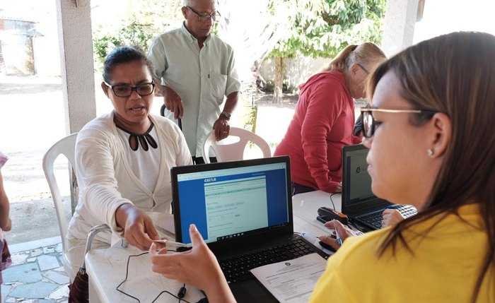 CadÚnico Itinerante atende comunidade no Santos Dumont