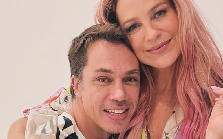 Luana Piovani promete ficar careca, mas aparece com cabelos cor-de-rosa; confira