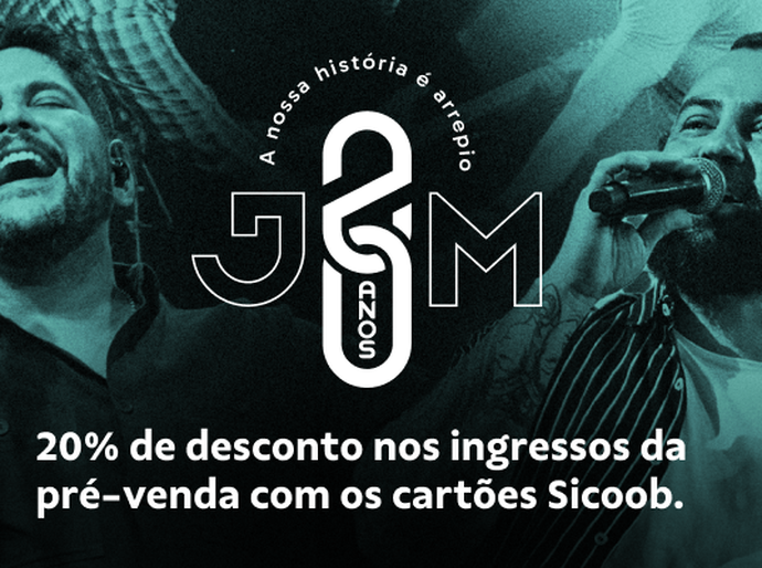 Pré-venda exclusiva Sicoob: garanta seu ingresso para a turnê Jorge & Mateus em três cidades