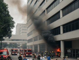 Incêndio atinge subsolo do InCor; pacientes da UTI recebem suporte e parte é transferida