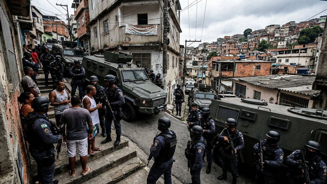 Operação da PM na Cidade de Deus: ônibus são usados como barricadas e criminosos ateiam fogo em bloqueios nas ruas
