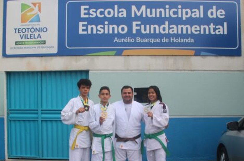 Atleta de Teotônio Vilela conquista primeiro lugar no Campeonato Estadual de Judô