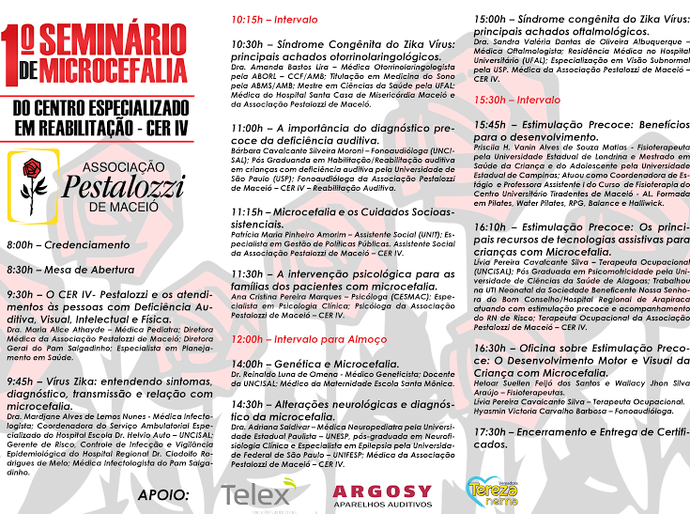 Pestalozzi de Maceió realiza I Seminário de Microcefalia