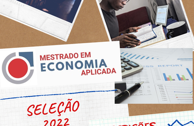 Mestrado em Economia Aplicada inscreve para processo seletivo até dia 19