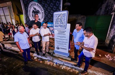 Prefeito Luciano Barbosa entrega obras em toda Canafístula
