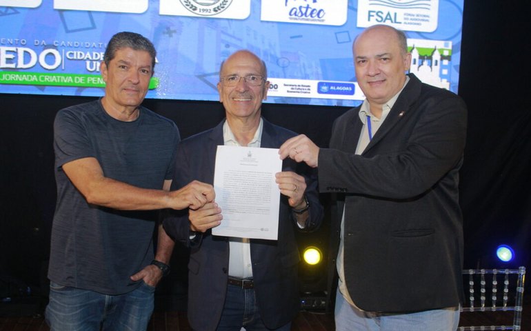 Penedo oficializa candidatura à rede mundial de Cidades Criativas