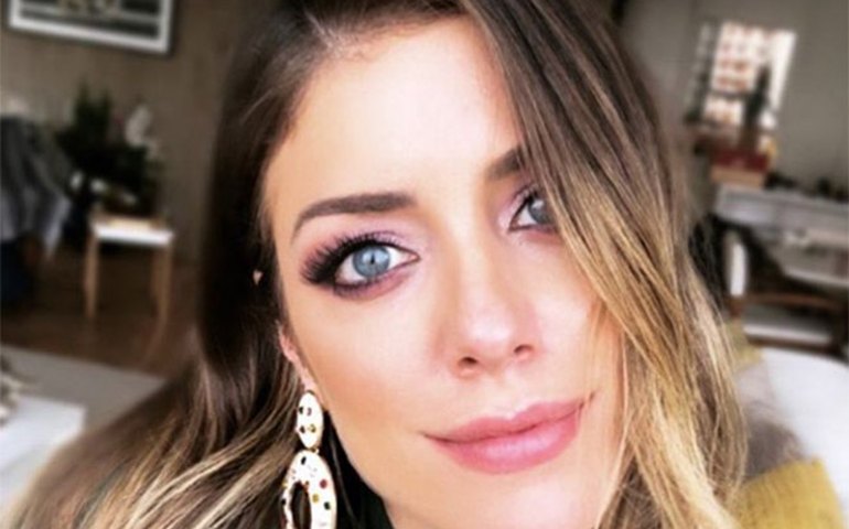 Fabiana Justus raspa a cabeça do marido e agradece pela cumplicidade e apoio