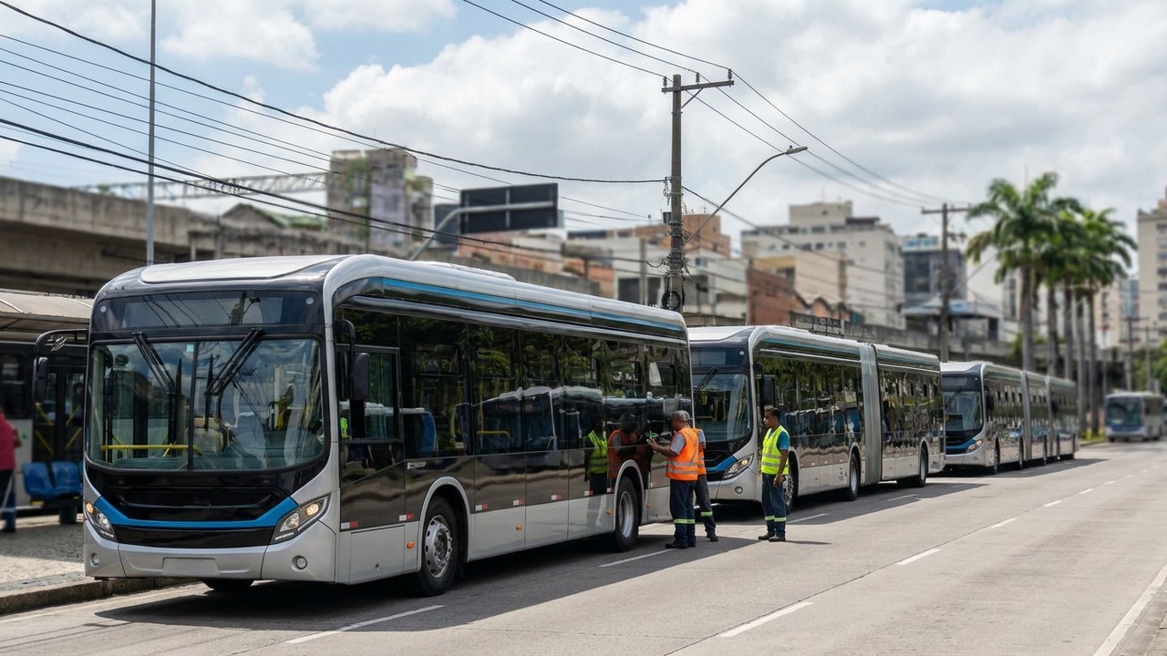 Rio terá investimento de R$ 509 milhões para compra de 175 ônibus elétricos com financiamento do BNDES