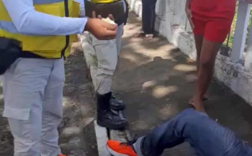 Ronda no Bairro presta assistência a vítima de tiro no Mirante de Santa Terezinha