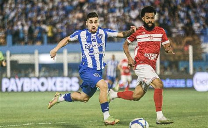 CRB derrota Paysandu no Rei Pelé e sobe na tabela da Série B