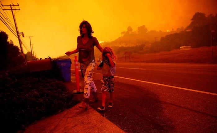 Incêndio, Califórnia, Malibu, por REUTERS/Eric Thayer/Direitos Reservados