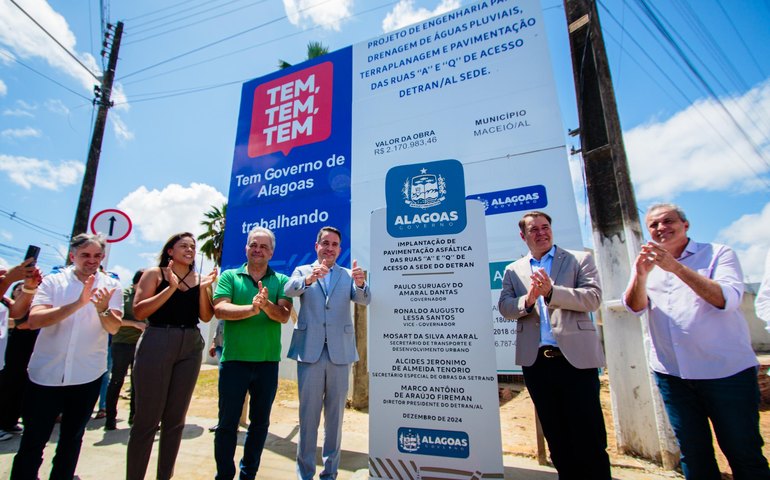 Governador inaugura vias e novas instalações do Espaço Educacional Detranzinho