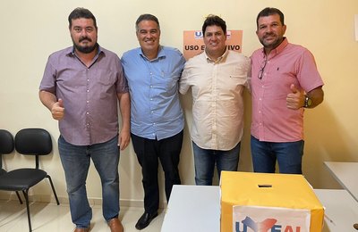 Vereador Samyr Malta parabeniza Eduardo Tenório pela reeleição à frente da Uveal