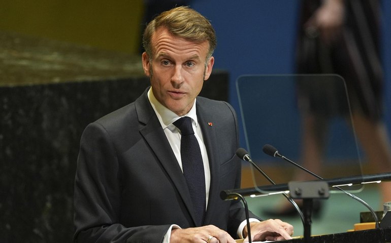 Sanções contra a Rússia colocam em dúvida a posição de Macron sobre defesa da Europa