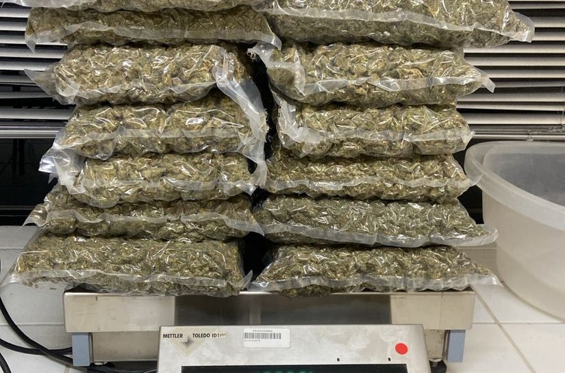 Passageiro é preso com 16 quilos de maconha, no Aeroporto Zumbi dos Palmares