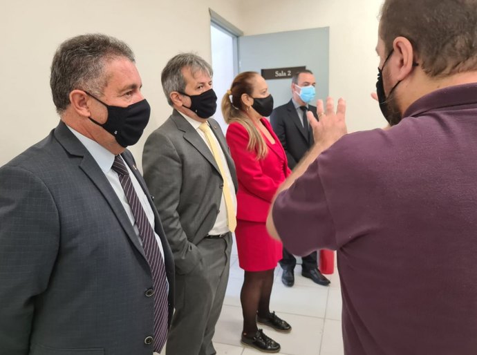 PGJ acompanha corregedor-nacional e conselheiro do CNMP em visitas ao Gaeco e Gaesf