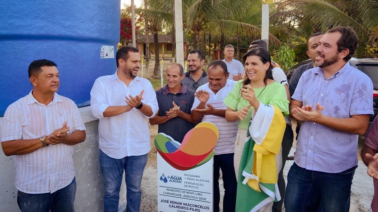 Em parceria com a Semarh, prefeita Marcela Gomes entrega cinco poços em Novo Lino