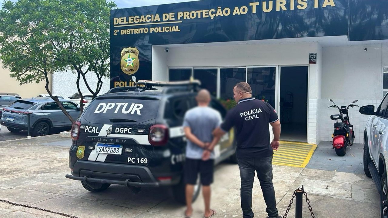 PC prende homem acusado de crimes de estelionato em Maceió e São Paulo