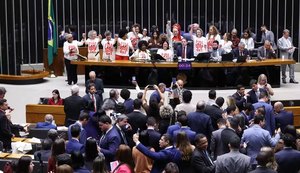 Aprovação da PEC do fim da 6x1 foi bastante celebrado no plenário da Câmara / Foto: Bruno Spada/Câmara dos Deputados