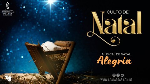 Culto de Natal - Acessível em Libras (24/12/2023)