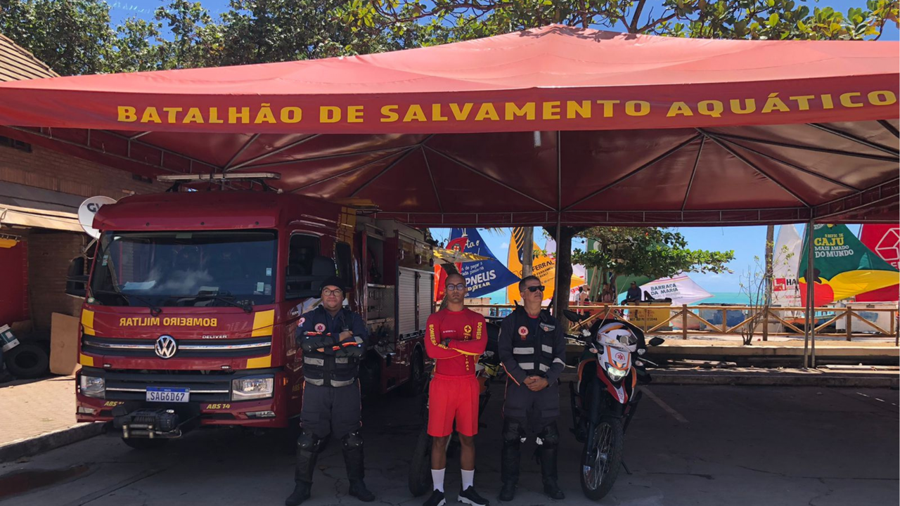 Bombeiros e Samu ampliam frota de motolâncias para reforçar atendimentos na alta temporada