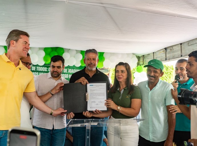 Arthur Lira viabiliza mais obras de pavimentação em Joaquim Gomes e reforça seu compromisso com o município e com a Zona da Mata
